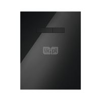 TECElux - górne obudowy szklane z ręcznym mechanizmem uruchamiającym, szkło czarne