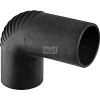 Kolano przyłączeniowe 90' GEBERIT Silent-db20, PE / polietylen, 56 mm (króciec)